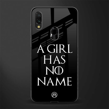 arya stark glass case for redmi note 7 pro image