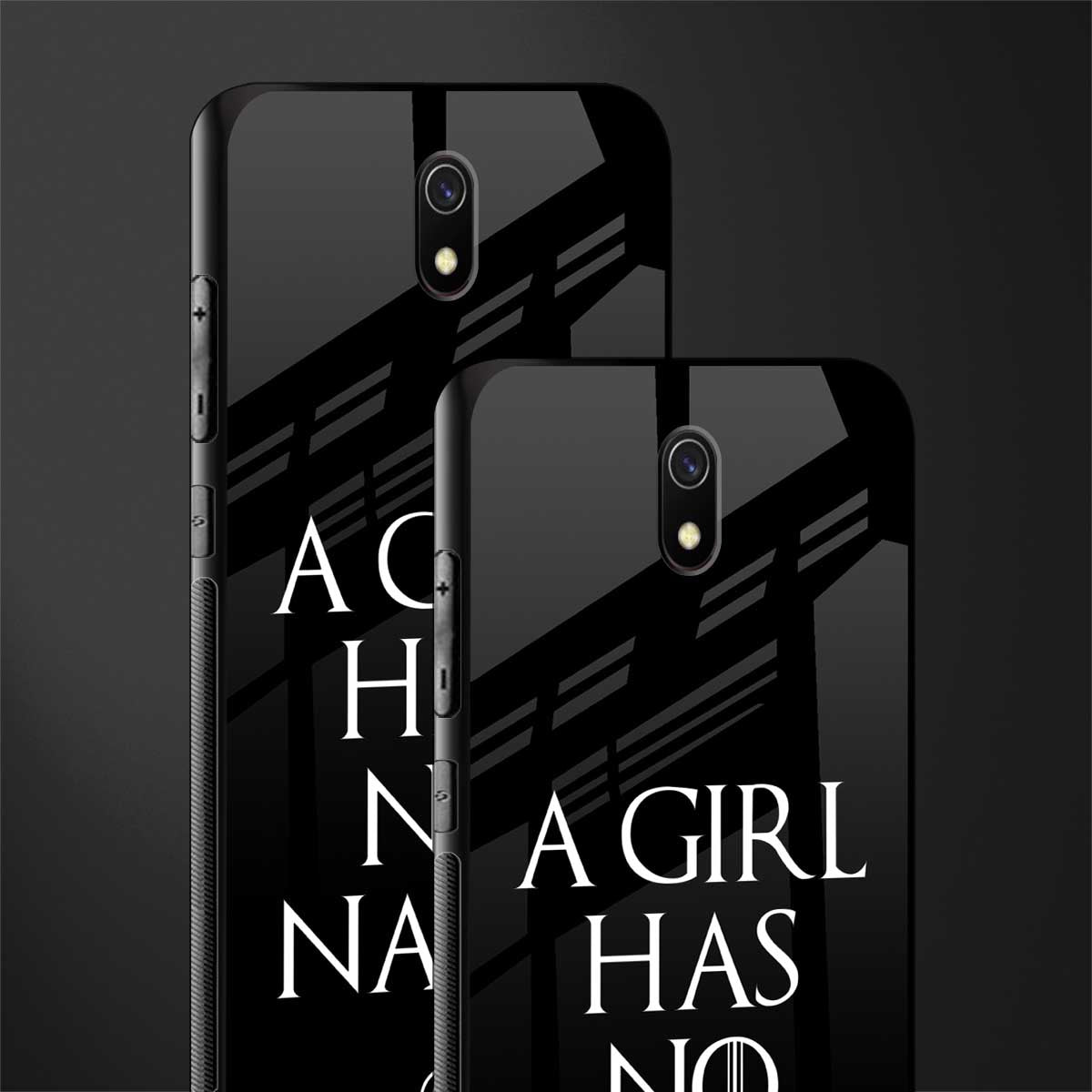 arya stark glass case for redmi 8a image-2