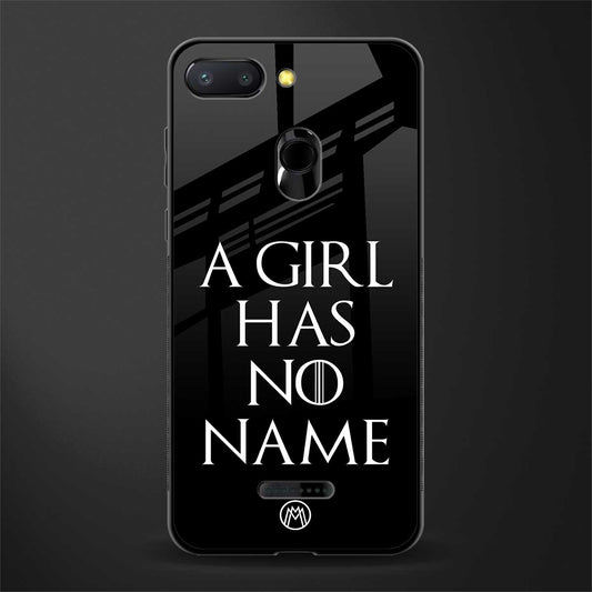 arya stark glass case for redmi 6 image