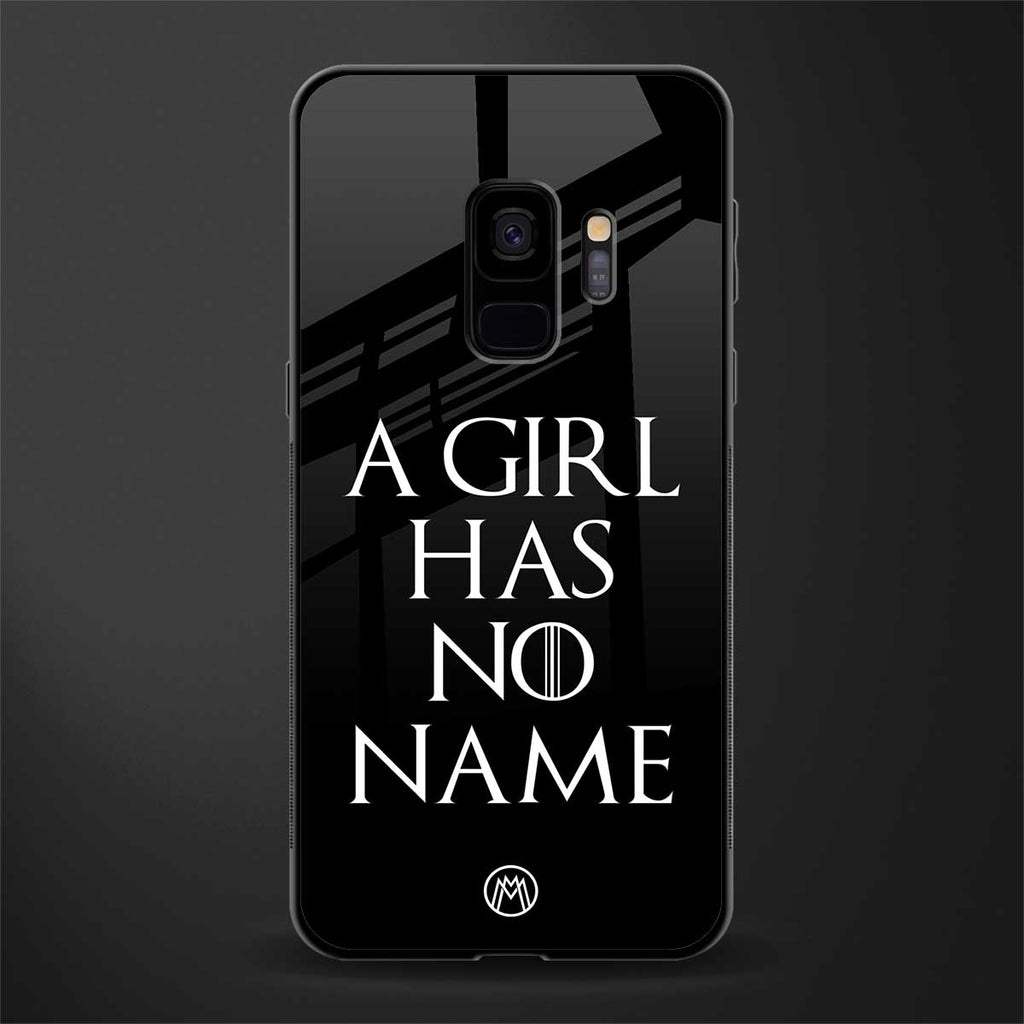 arya stark glass case for samsung galaxy s9 image