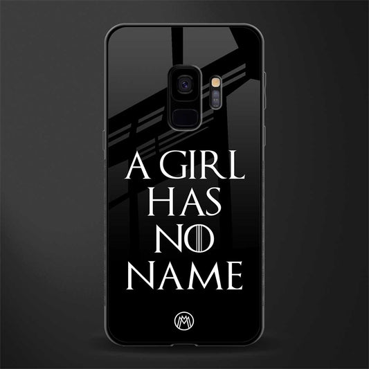 arya stark glass case for samsung galaxy s9 image