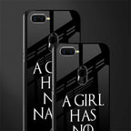 arya stark glass case for oppo a7 image-2
