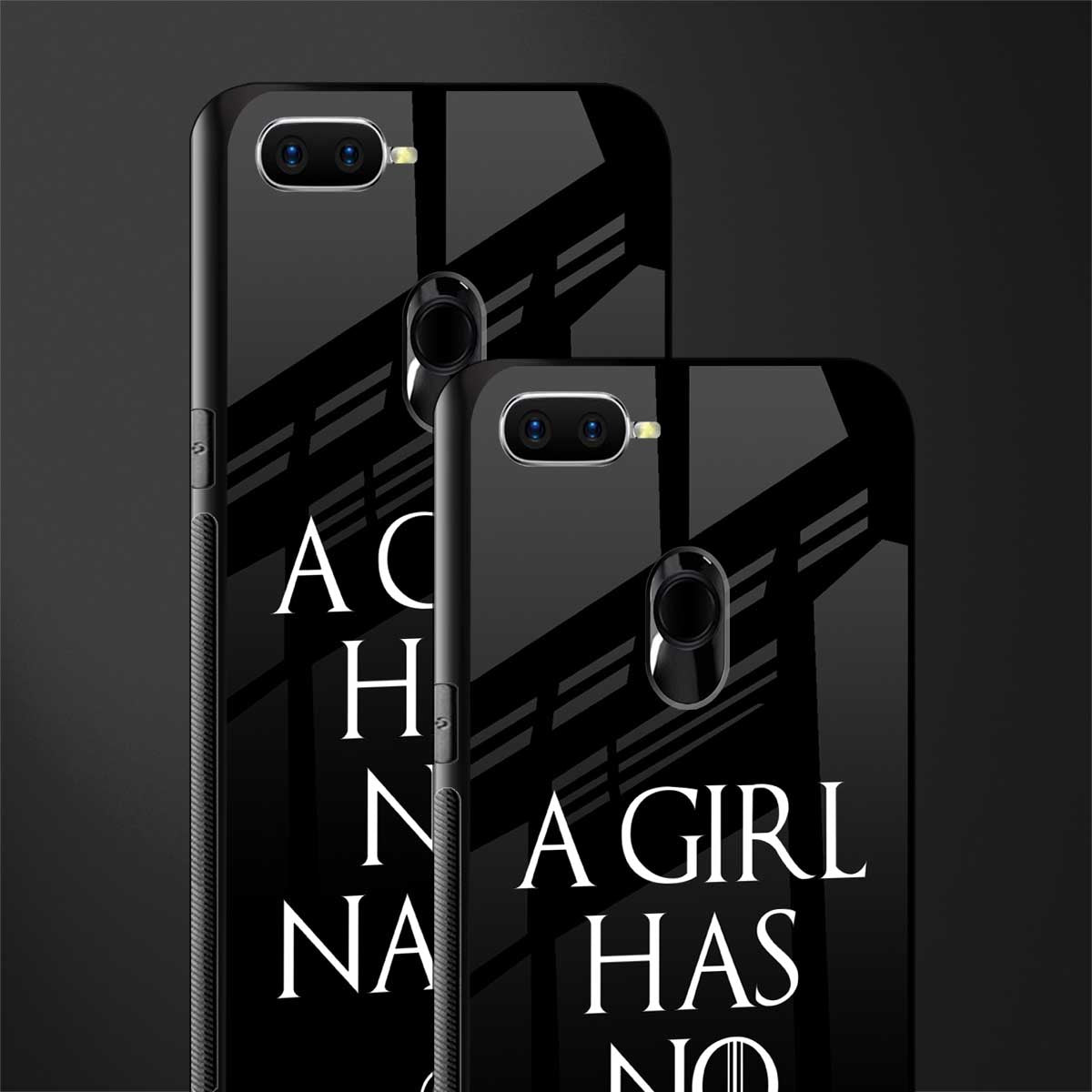 arya stark glass case for oppo a7 image-2