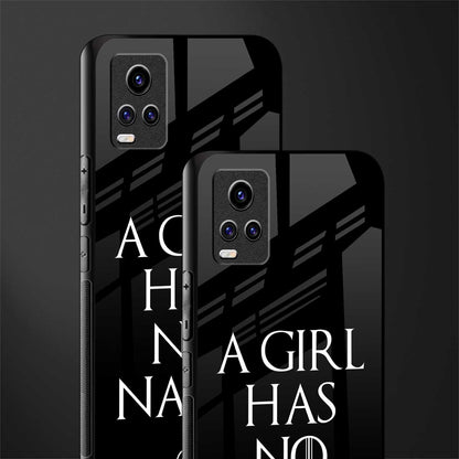 arya stark back phone cover | glass case for vivo y73