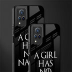 arya stark glass case for vivo v21 5g image-2
