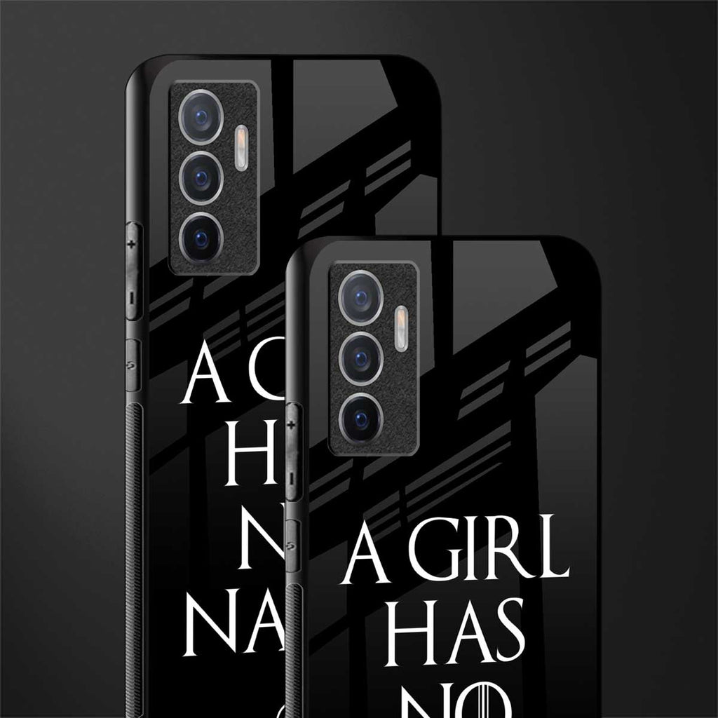 arya stark glass case for vivo v23e image-2