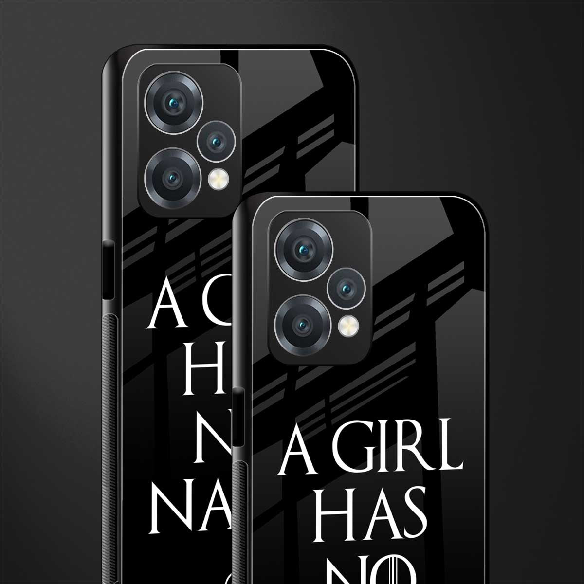 arya stark back phone cover | glass case for realme 9 pro 5g