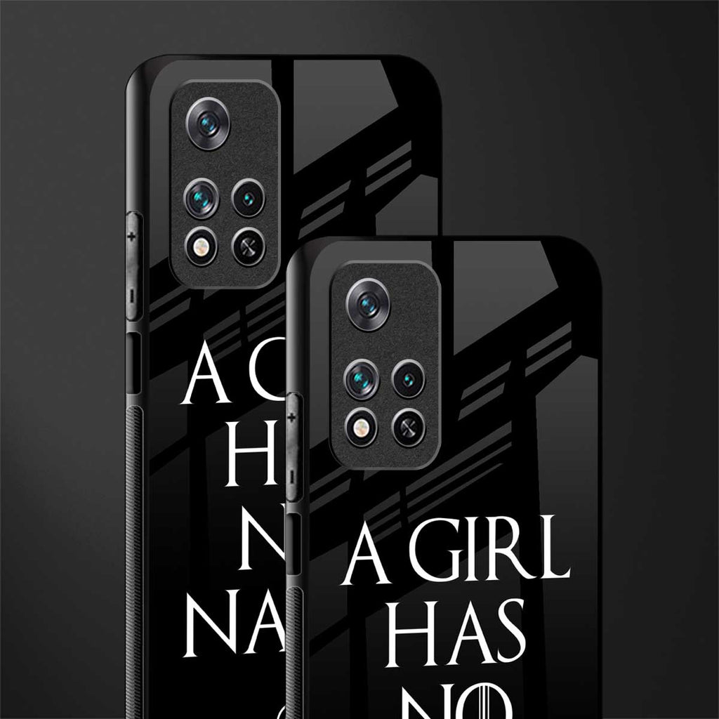 arya stark glass case for xiaomi 11i 5g image-2