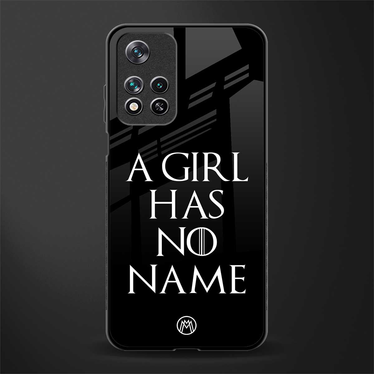 arya stark glass case for xiaomi 11i 5g image