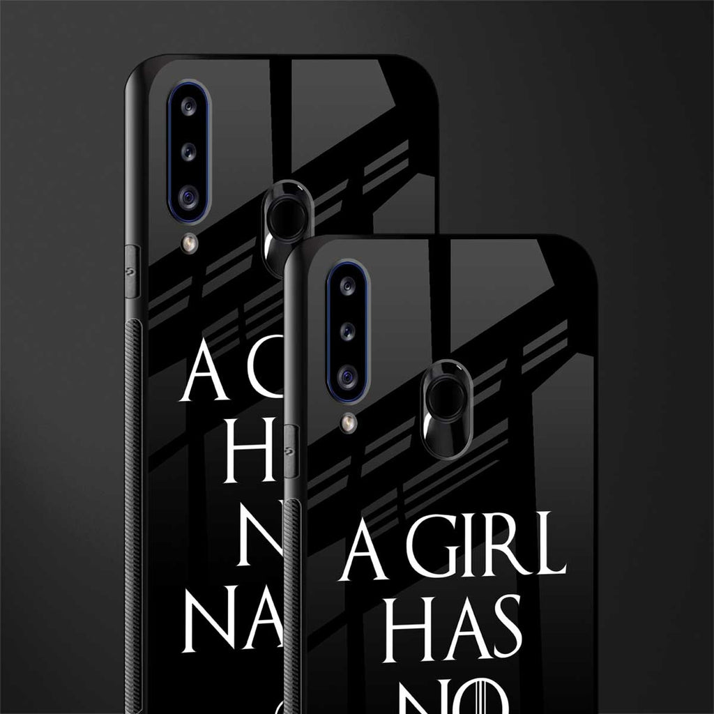 arya stark glass case for samsung galaxy a20s image-2