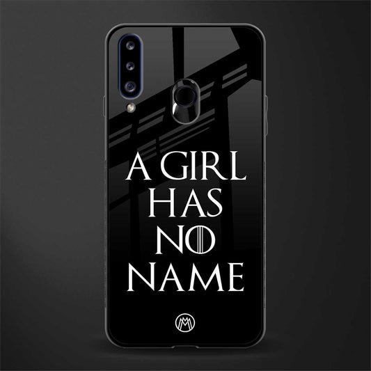 arya stark glass case for samsung galaxy a20s image