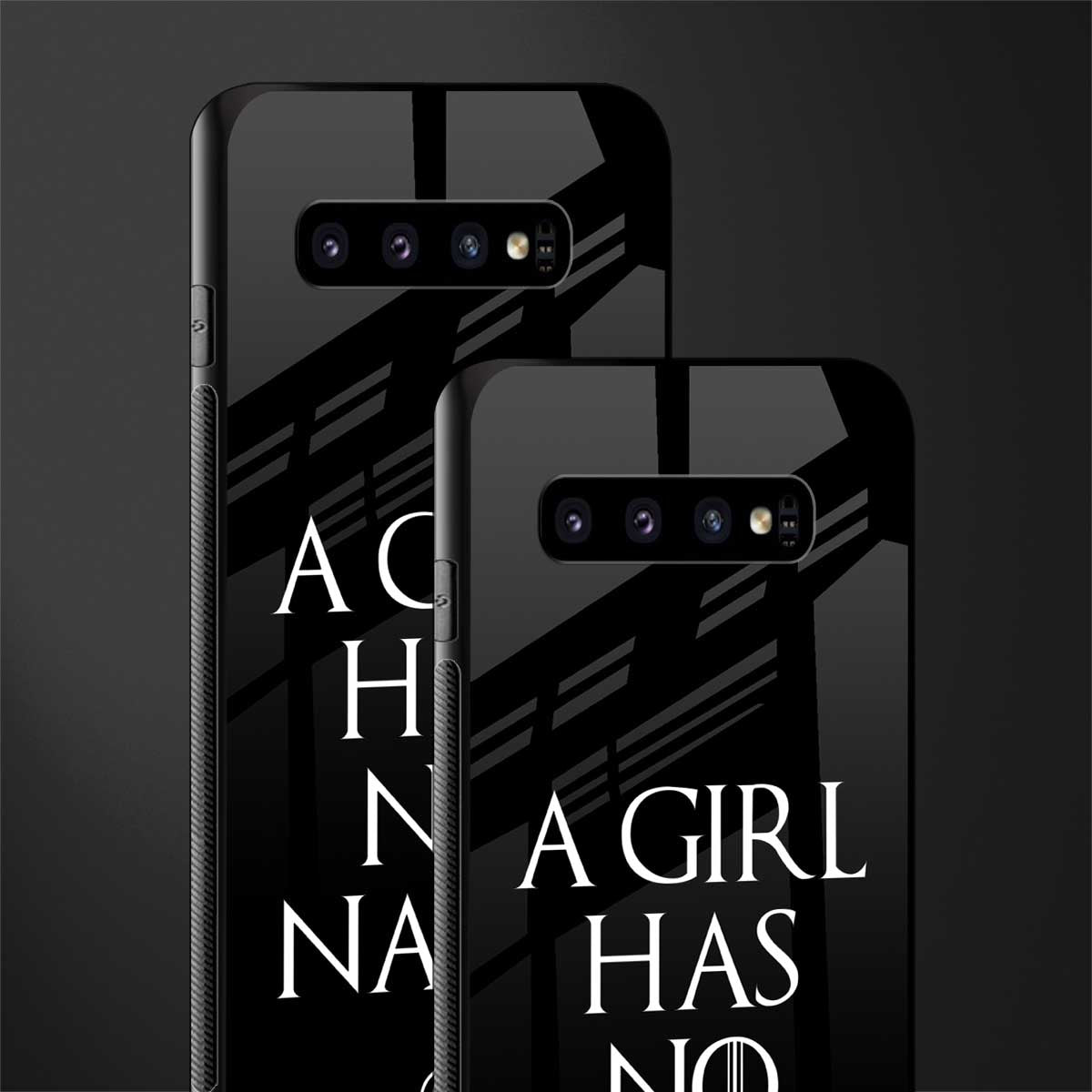 arya stark glass case for samsung galaxy s10 image-2