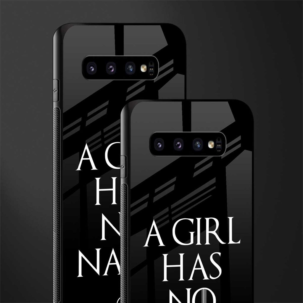arya stark glass case for samsung galaxy s10 plus image-2
