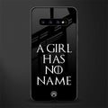 arya stark glass case for samsung galaxy s10 image