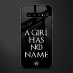 arya stark glass case for samsung galaxy s10 plus image