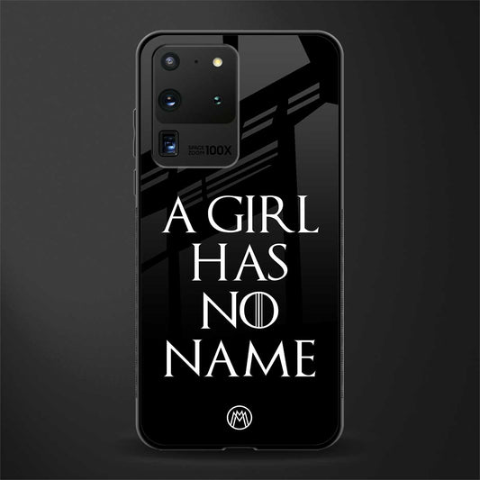 arya stark glass case for samsung galaxy s20 ultra image