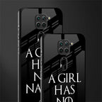 arya stark glass case for redmi note 9 image-2