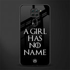 arya stark glass case for redmi note 9 image