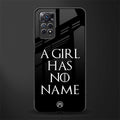 arya stark glass case for redmi note 11 pro image