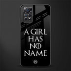 arya stark glass case for redmi note 11s image