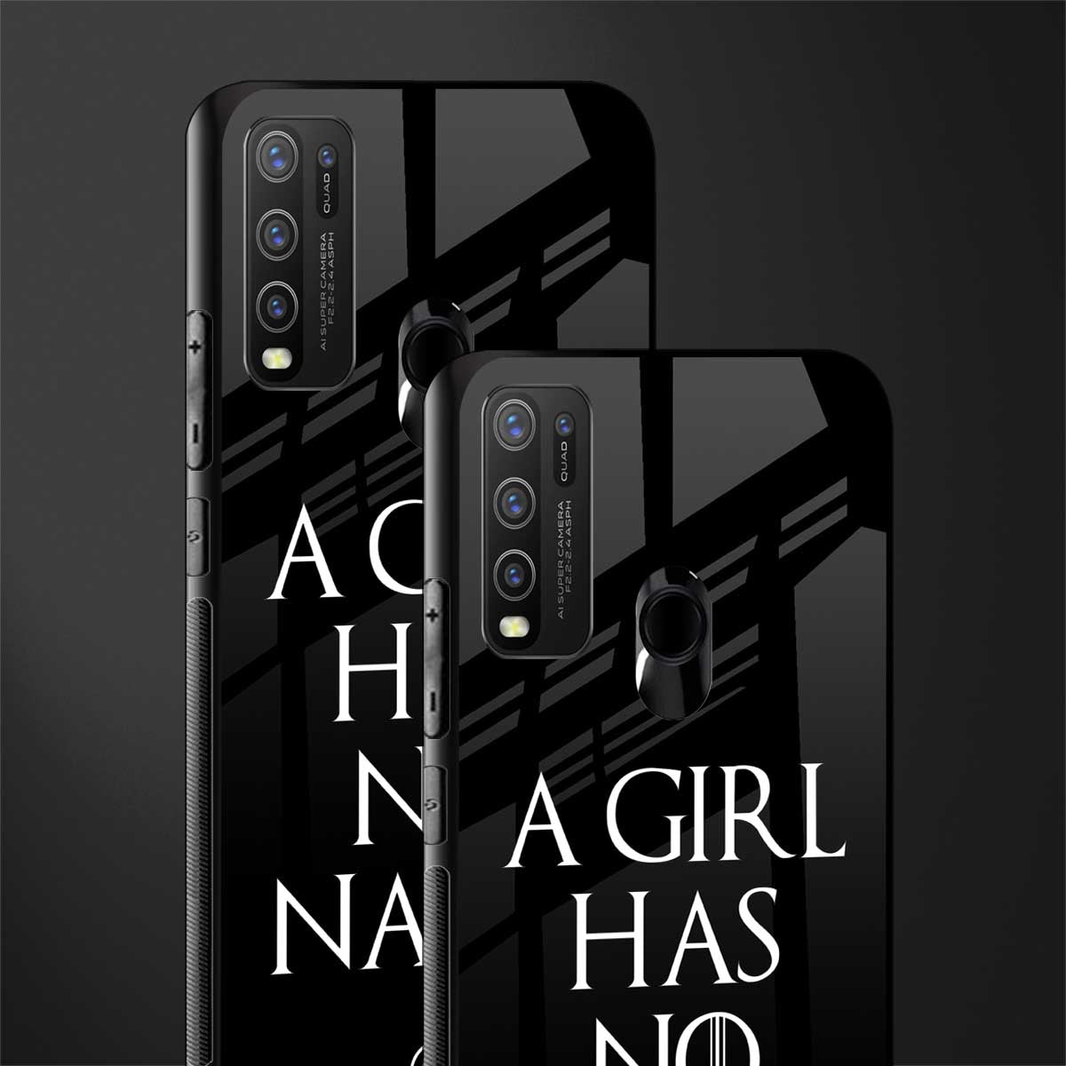 arya stark glass case for vivo y50 image-2