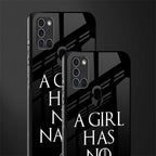 arya stark glass case for samsung galaxy a21s image-2