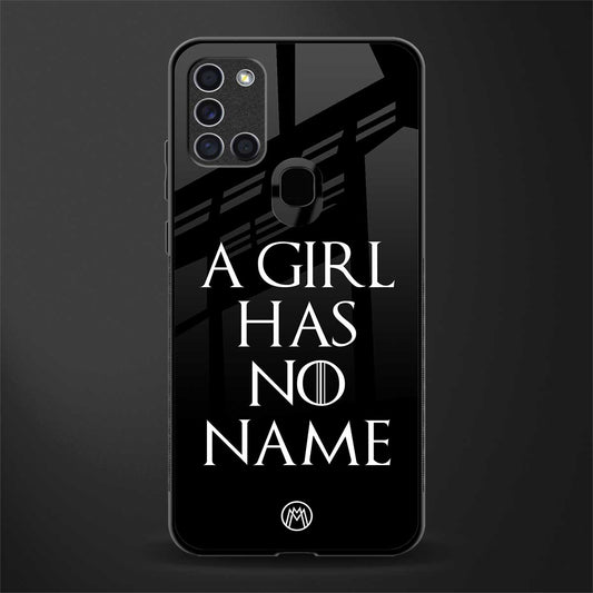 arya stark glass case for samsung galaxy a21s image