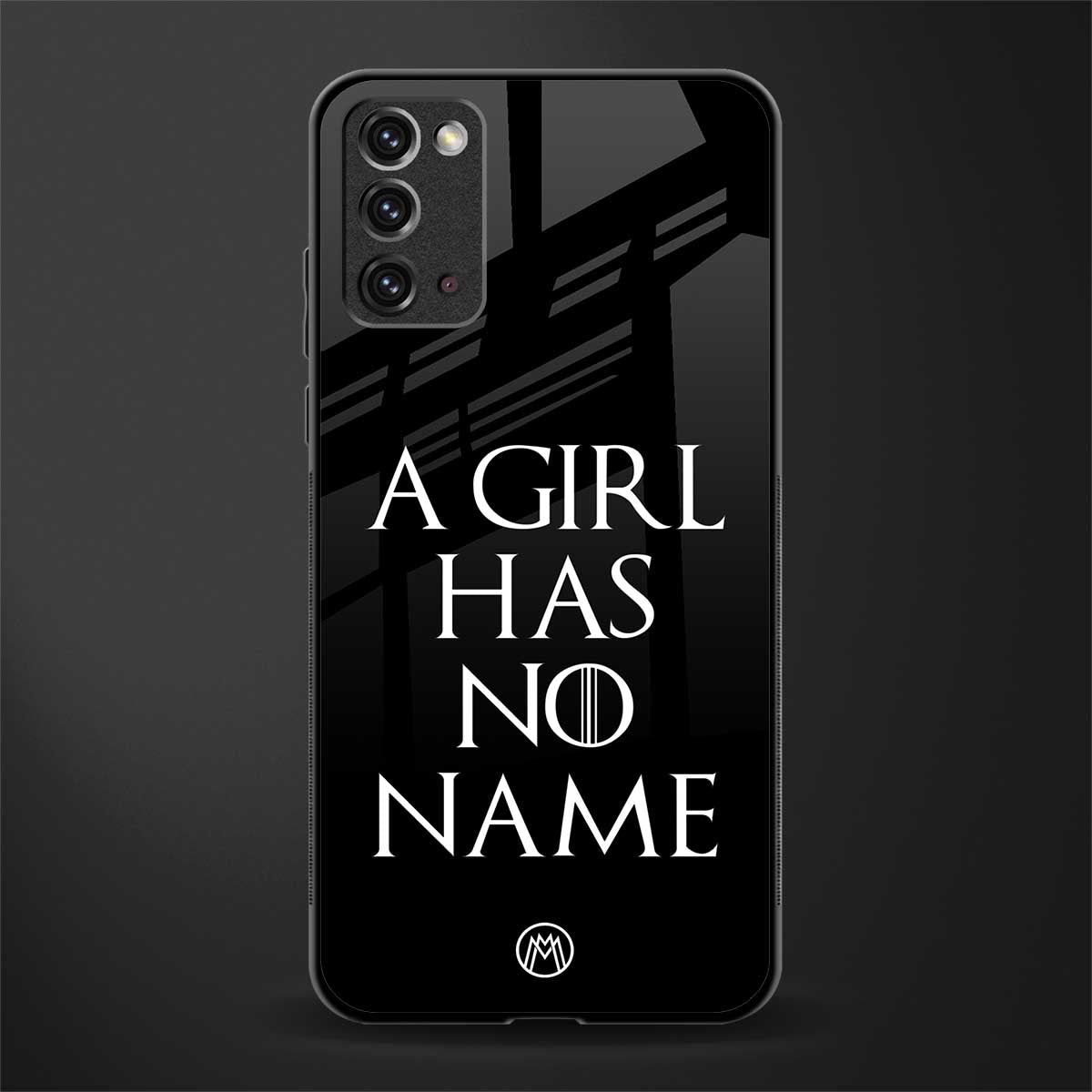 arya stark glass case for samsung galaxy note 20 image