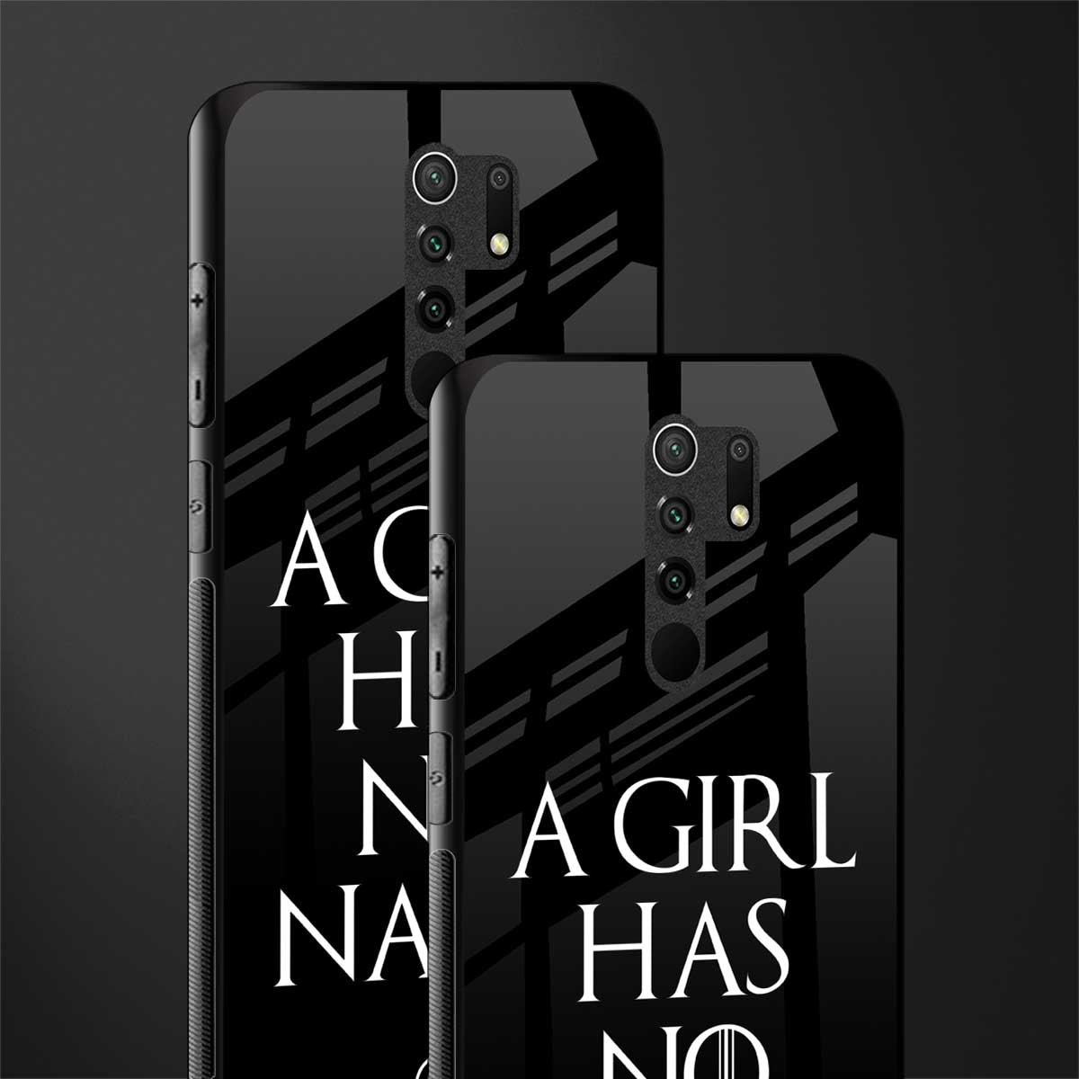 arya stark glass case for redmi 9 prime image-2