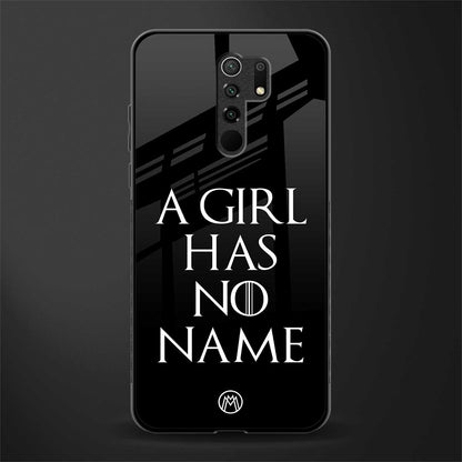 arya stark glass case for poco m2 image