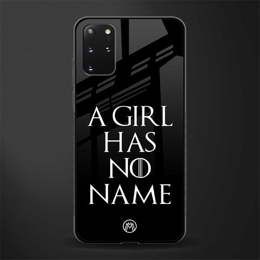 arya stark glass case for samsung galaxy s20 plus image