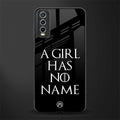 arya stark glass case for vivo y20 image