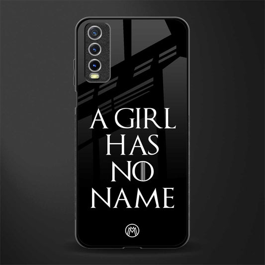 arya stark glass case for vivo y12s image