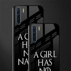 arya stark glass case for oppo f15 image-2