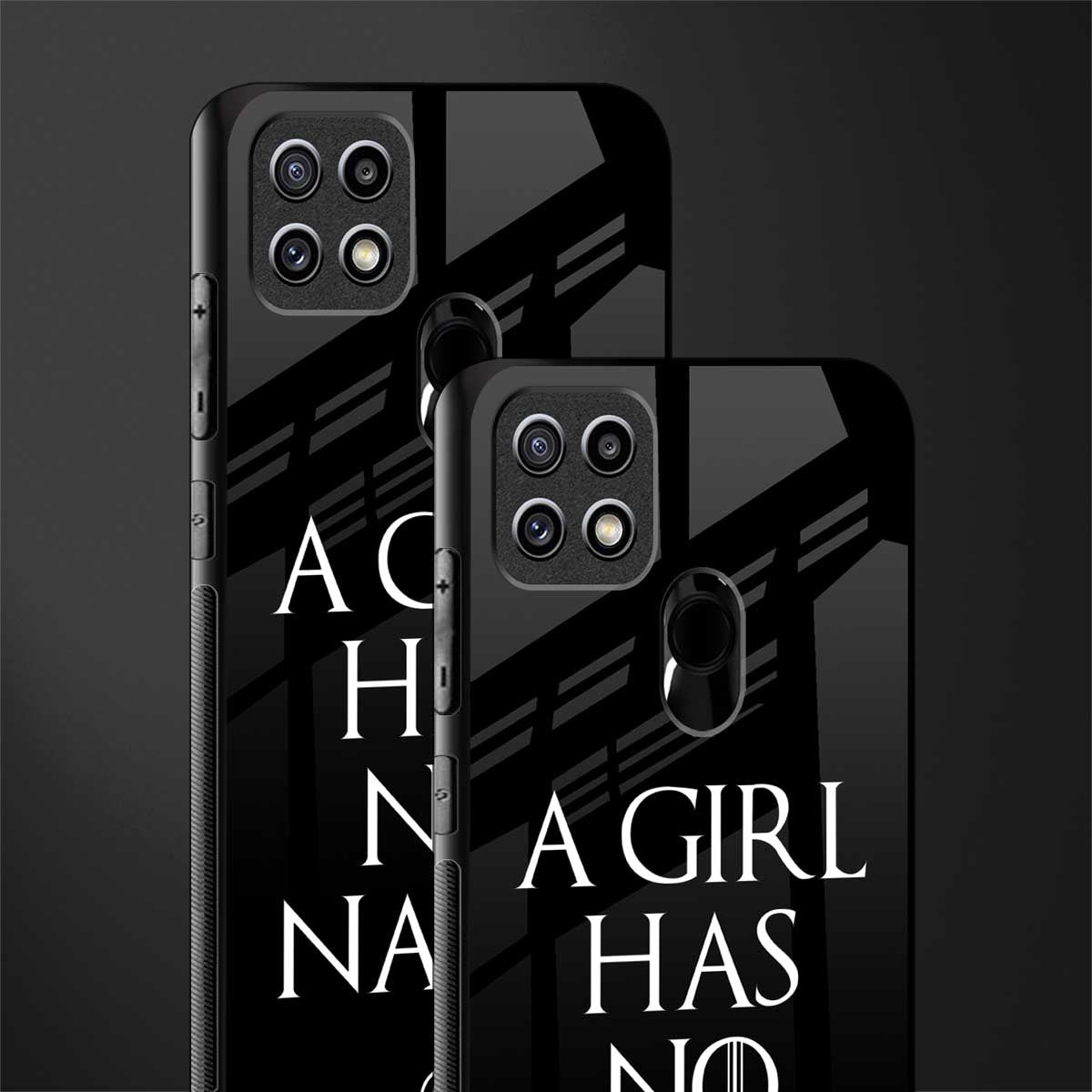 arya stark glass case for oppo a15s image-2