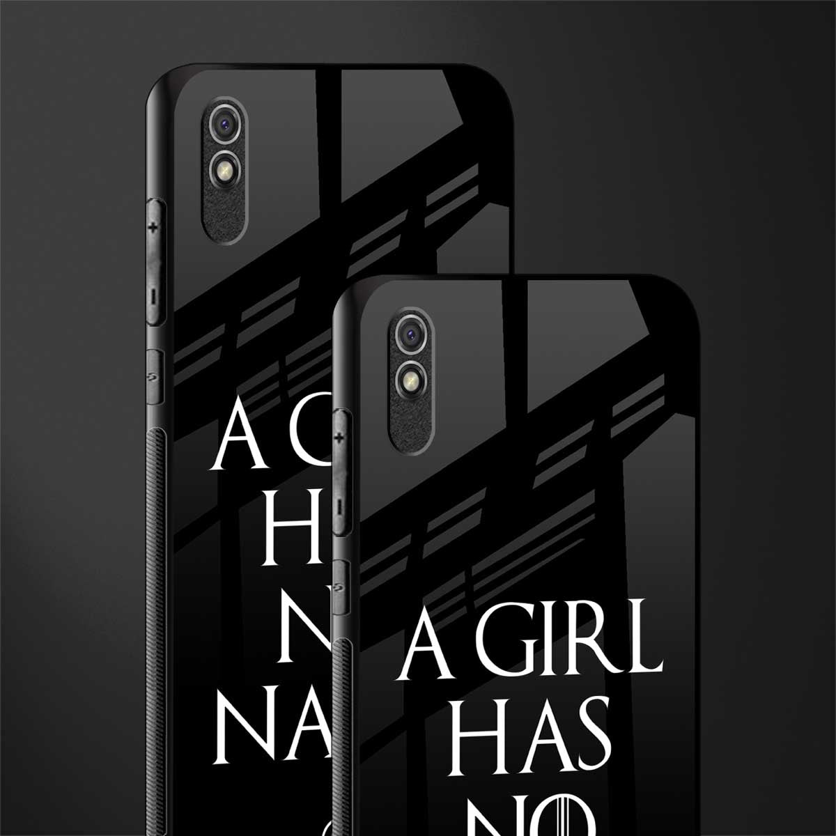 arya stark glass case for redmi 9a image-2