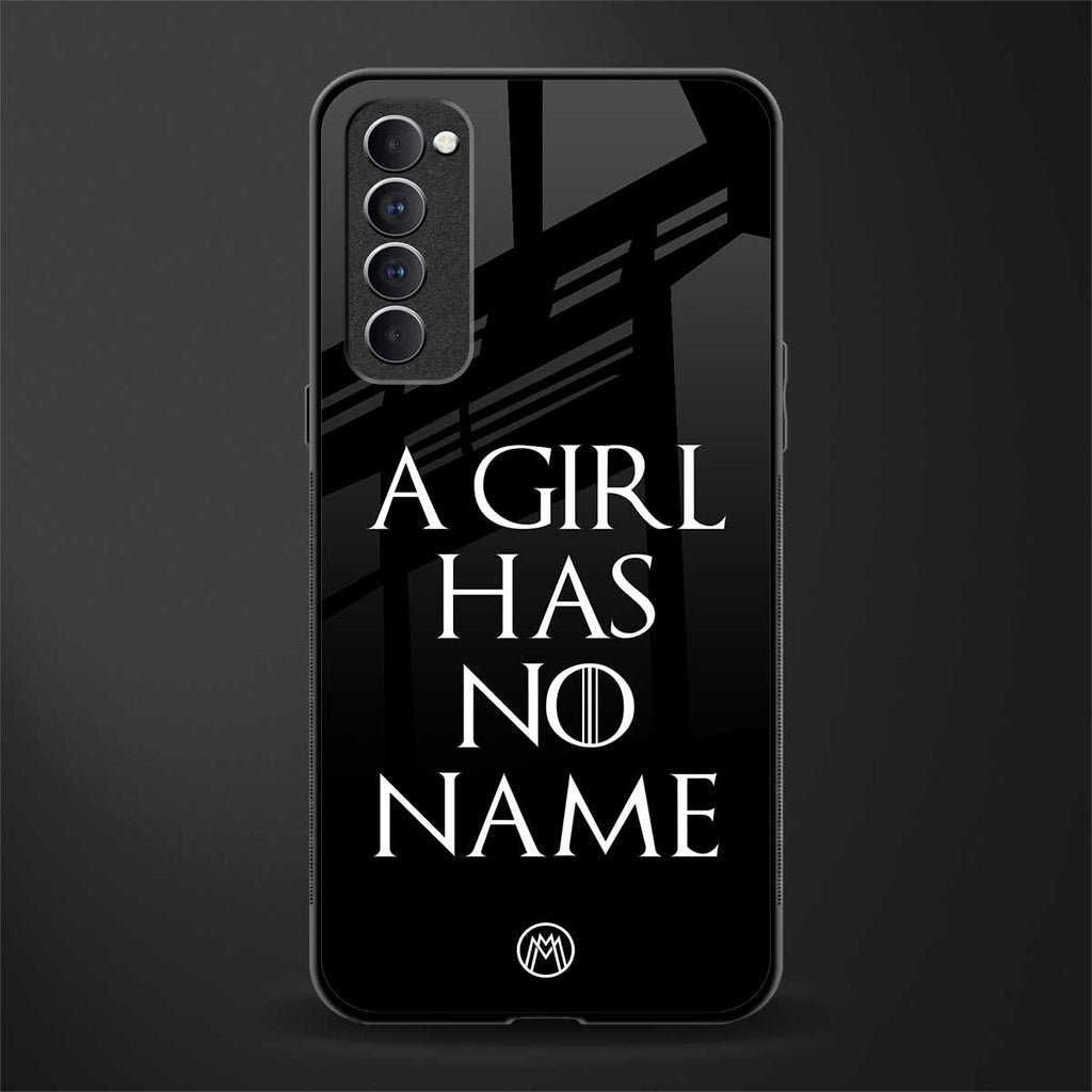 arya stark glass case for oppo reno 4 pro image