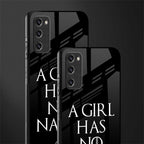 arya stark glass case for samsung galaxy s20 fe image-2