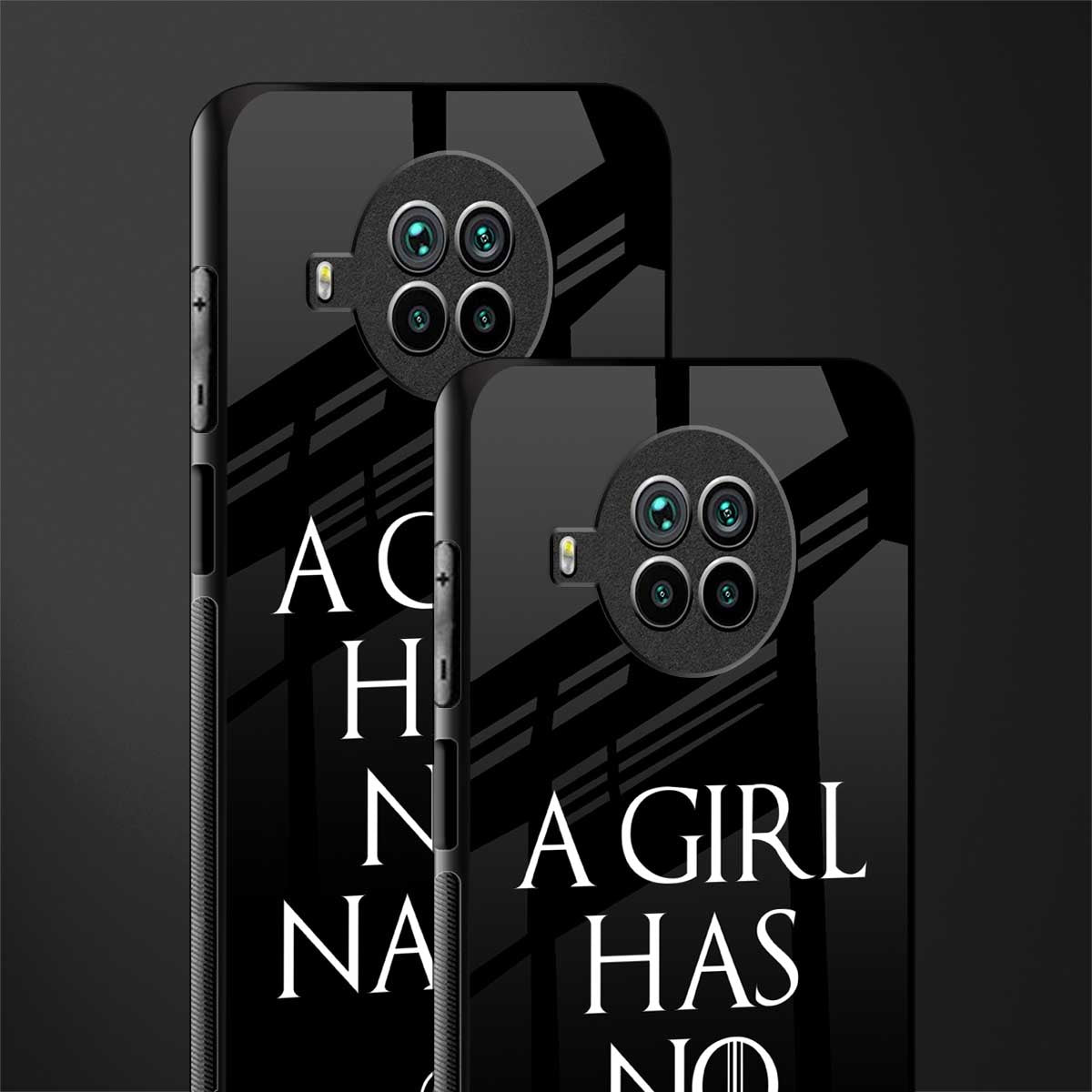 arya stark glass case for mi 10i image-2