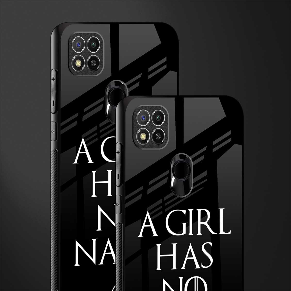 arya stark glass case for redmi 9c image-2