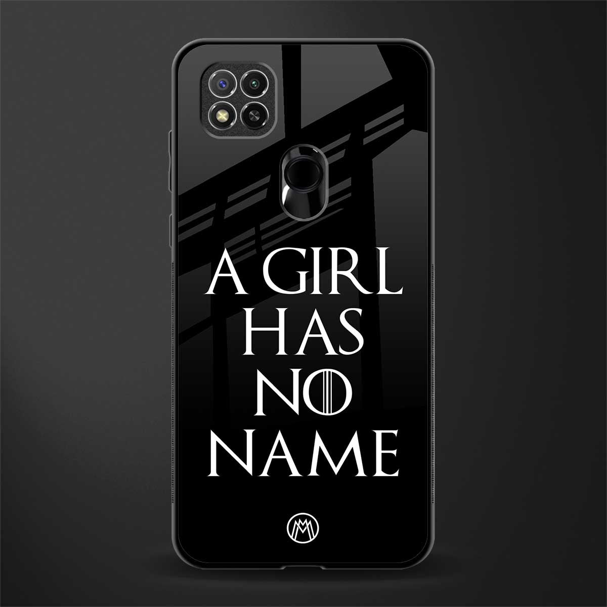 arya stark glass case for redmi 9c image
