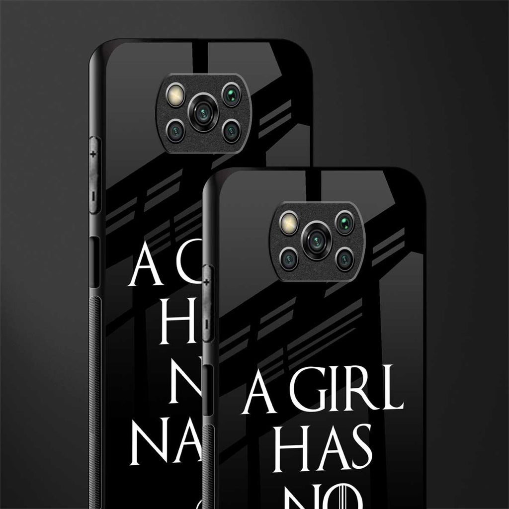 arya stark glass case for poco x3 image-2