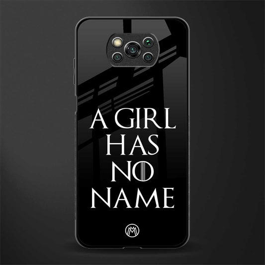 arya stark glass case for poco x3 pro image