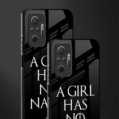 arya stark glass case for redmi note 10 pro image-2