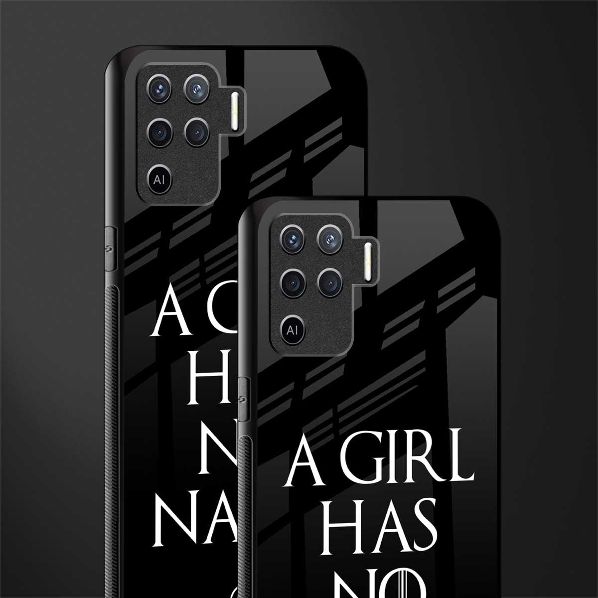 arya stark glass case for oppo f19 pro image-2