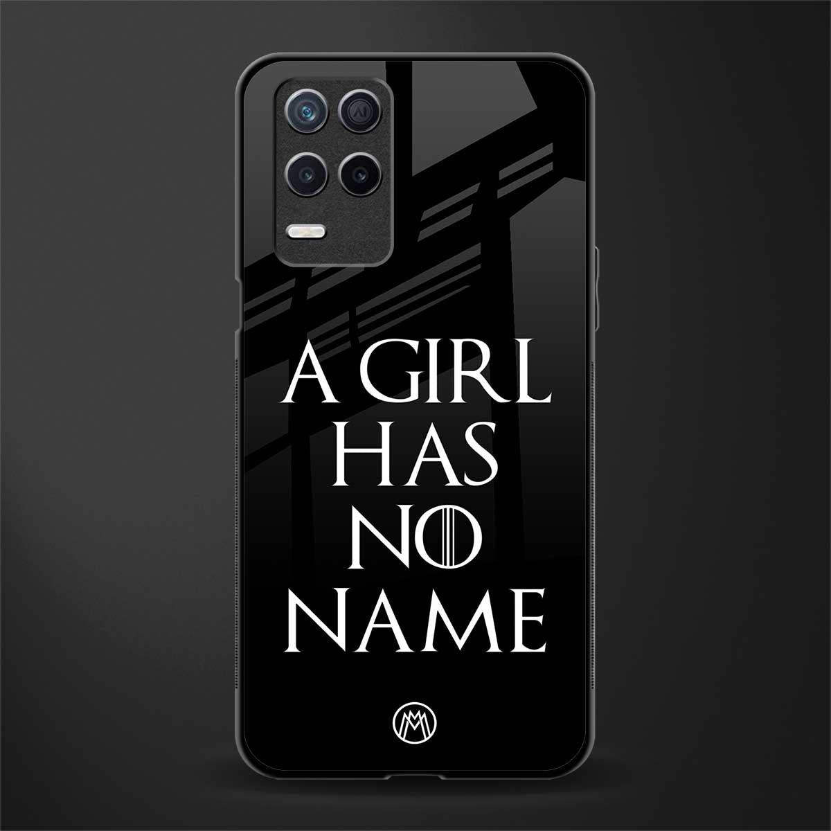 arya stark glass case for realme 8 5g image