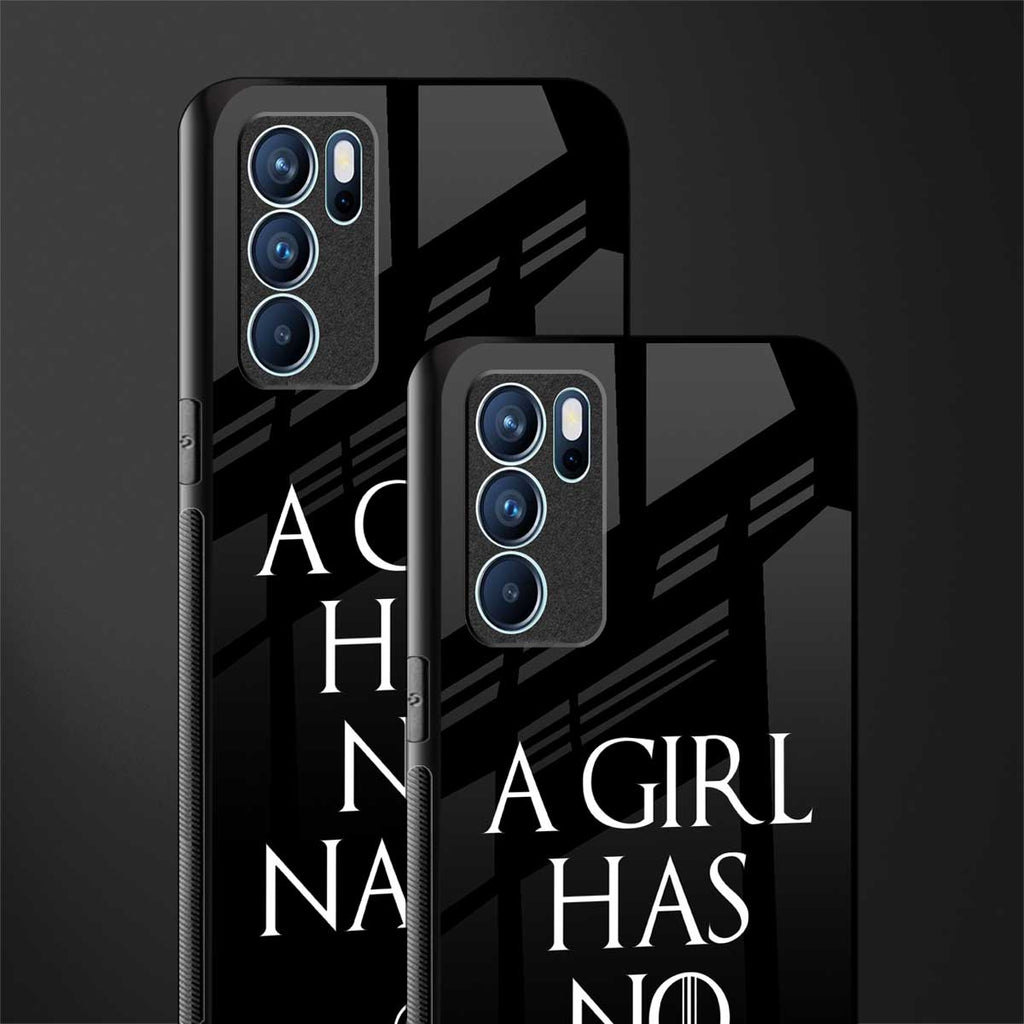 arya stark glass case for oppo reno6 5g image-2