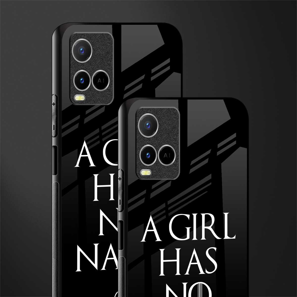 arya stark glass case for vivo y21s image-2