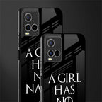 arya stark glass case for vivo y21t image-2