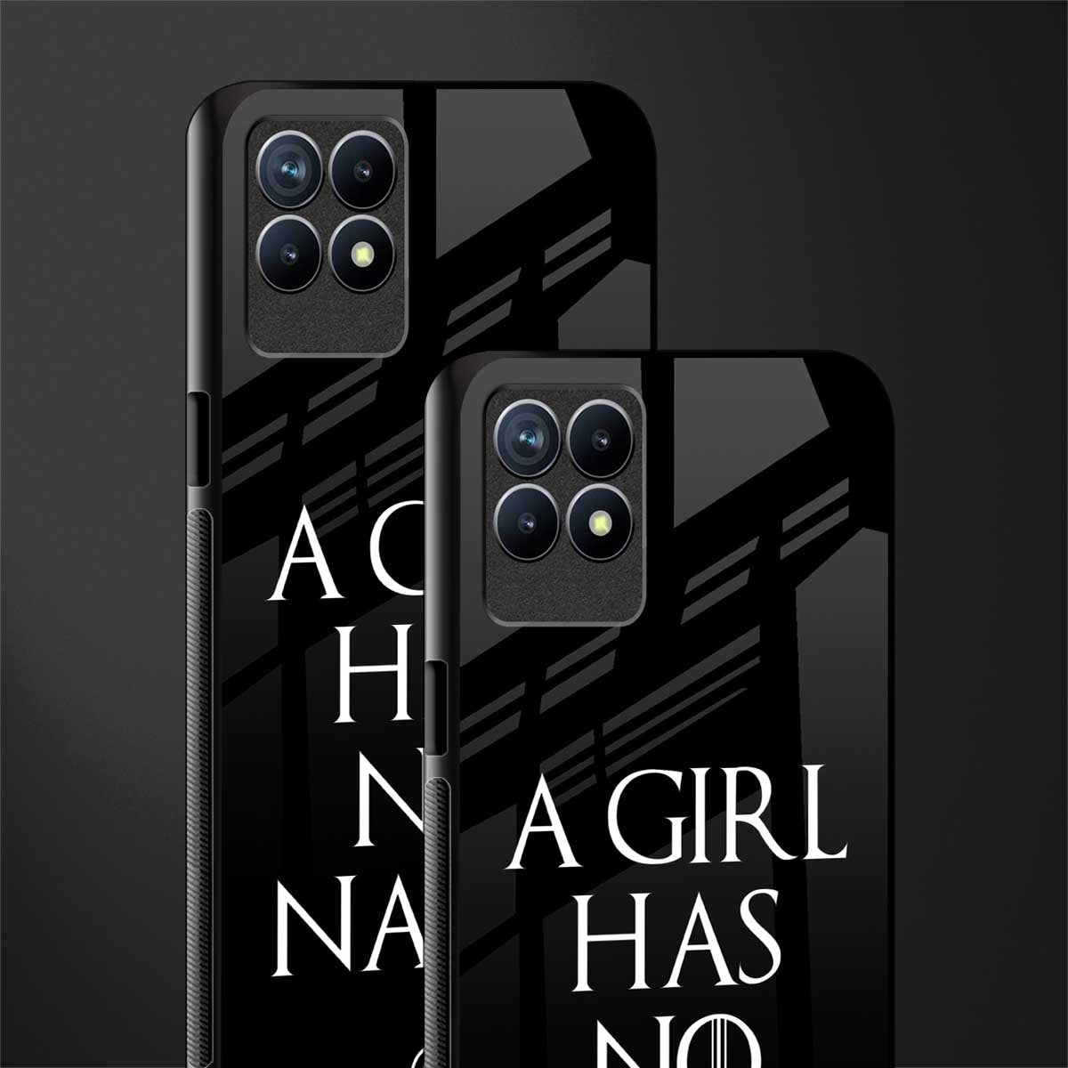 arya stark glass case for realme 8i image-2